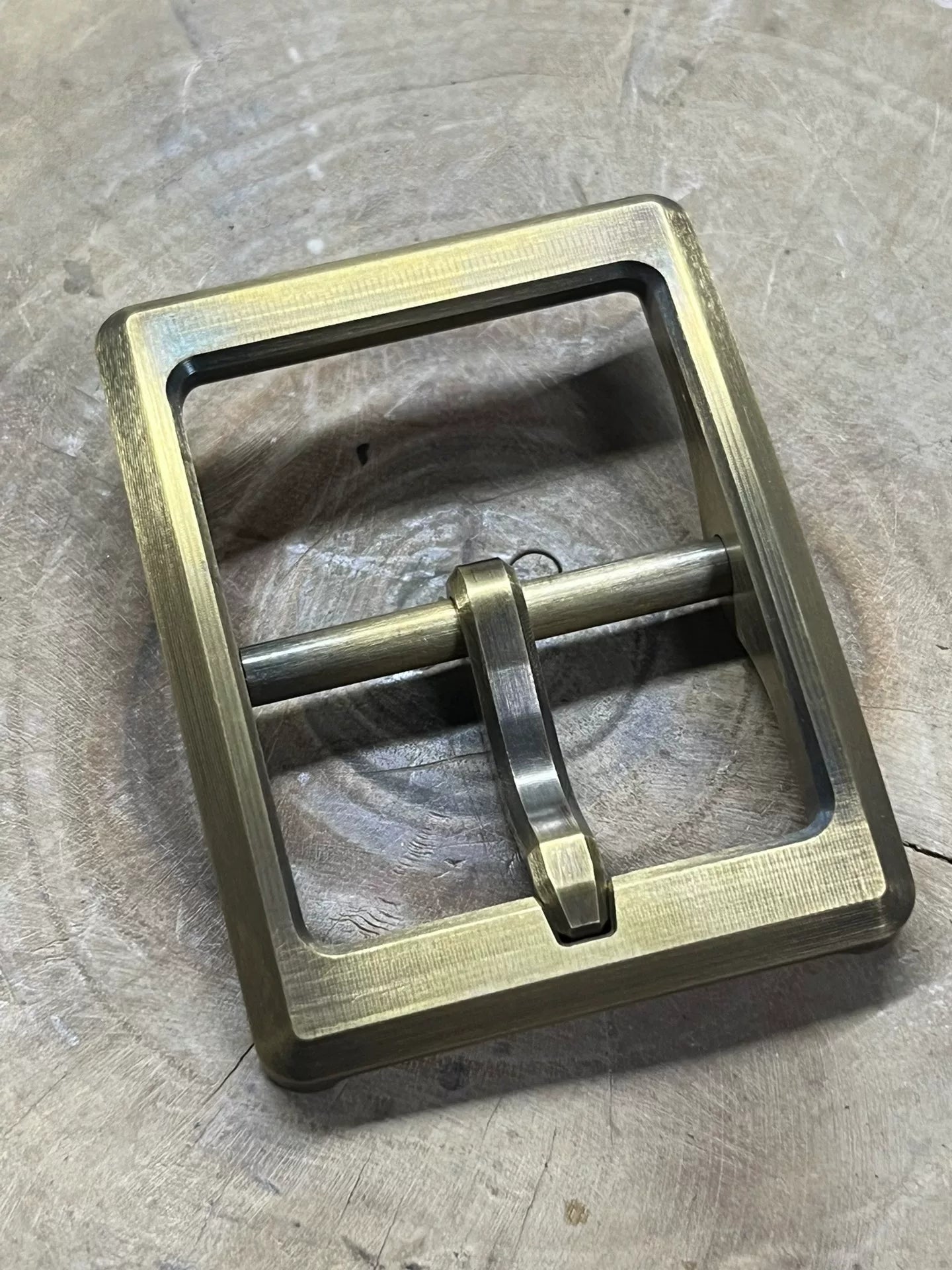 Xifeng Sui No. 2 pure copper wire cutting belt buckle casual men's…