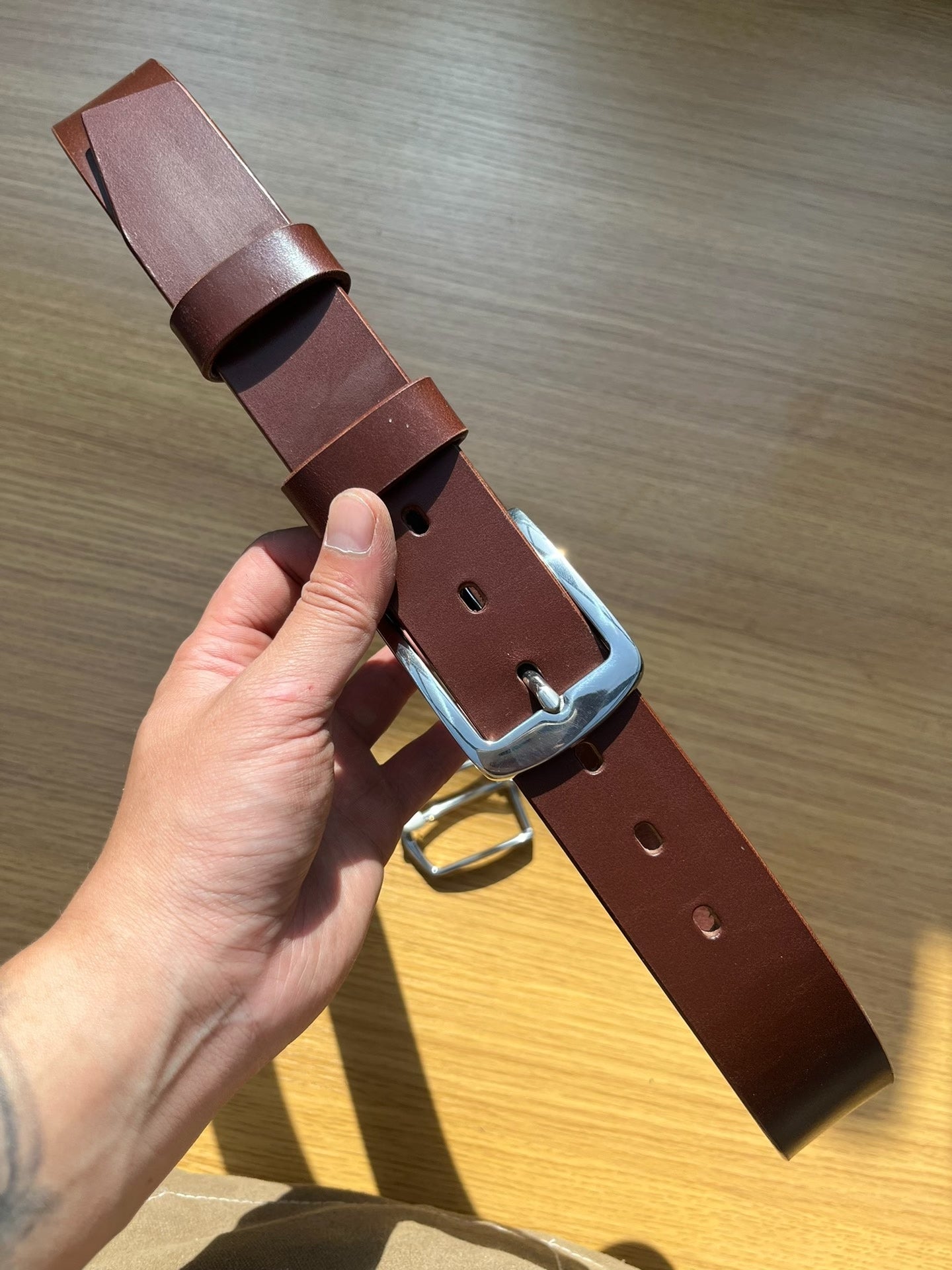 4.2mm thick brown TWS Thomas Bridle. Horse Rein genuine first-layer…