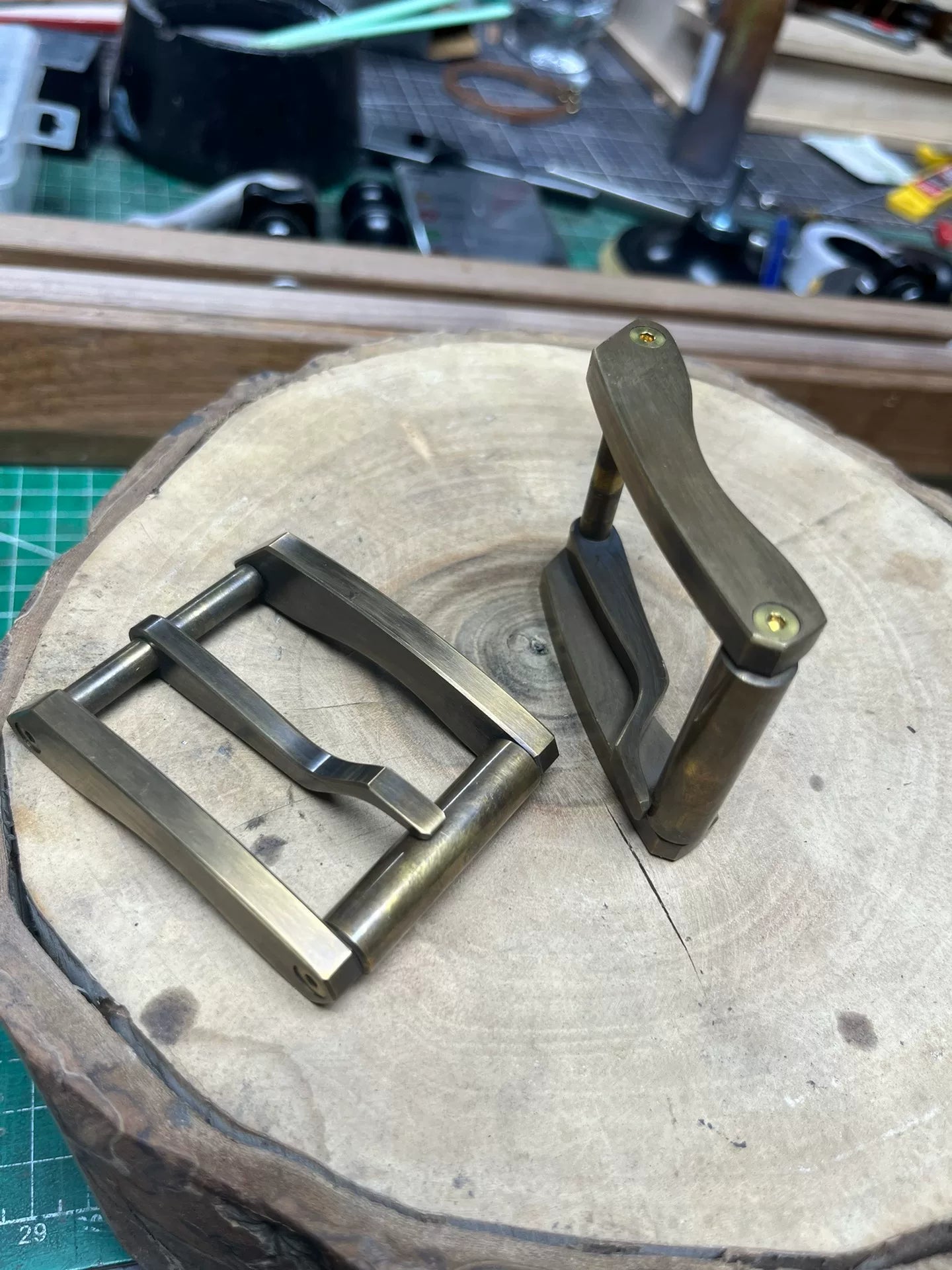 Lowest-Price Brass Line-Cut Buckle — Here It Is!
