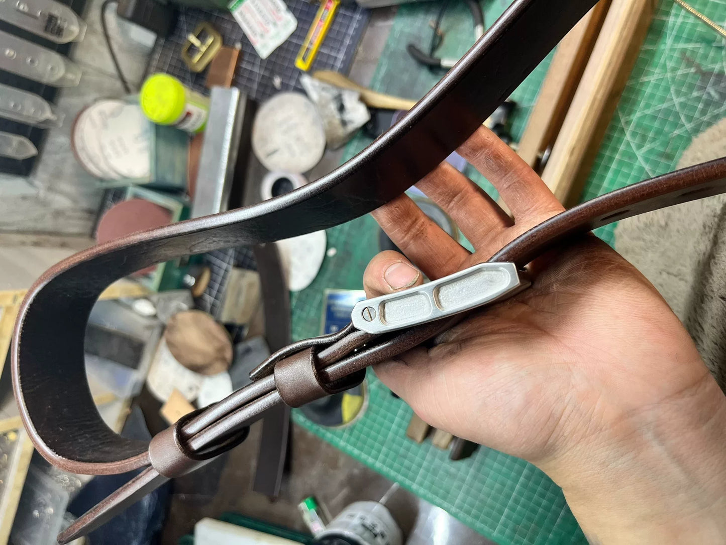 6 mm thick Meian handmade belt