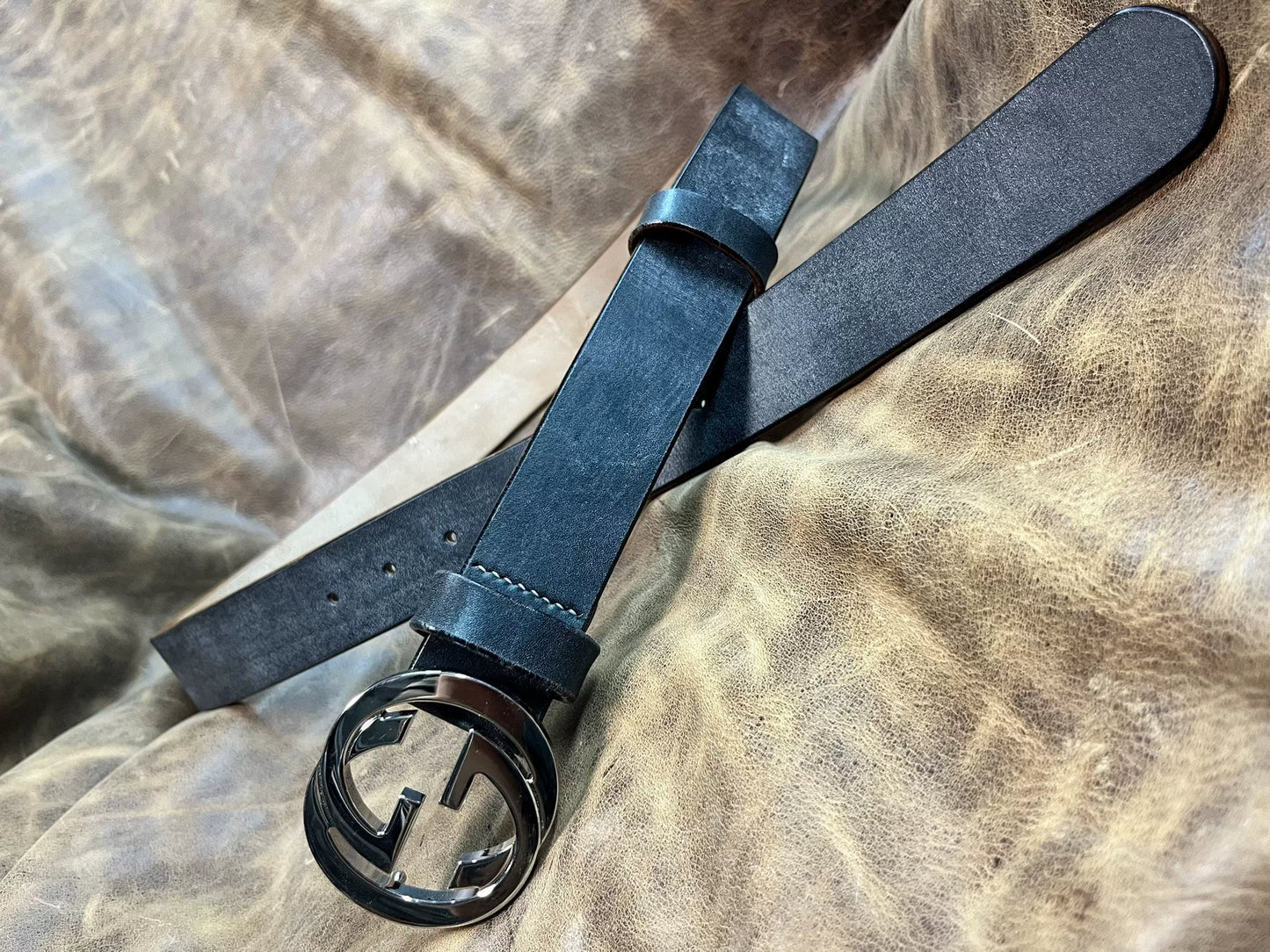 JF.J.Baker full grain bridle leather belt strip handmade belt mater…