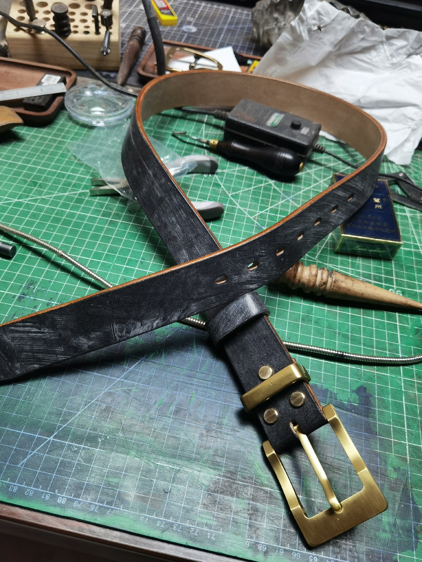 6mm thick black JF bridle. Full grain jf horse rein leather first l…