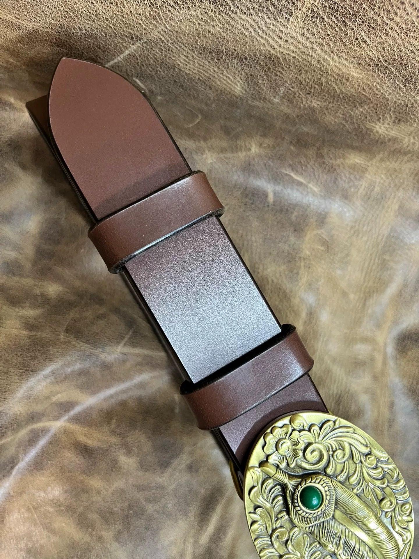 4.2mm thick brown brown TWS Thomas horse bridle