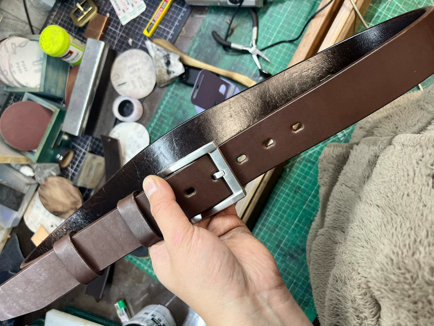 6 mm thick Meian handmade belt