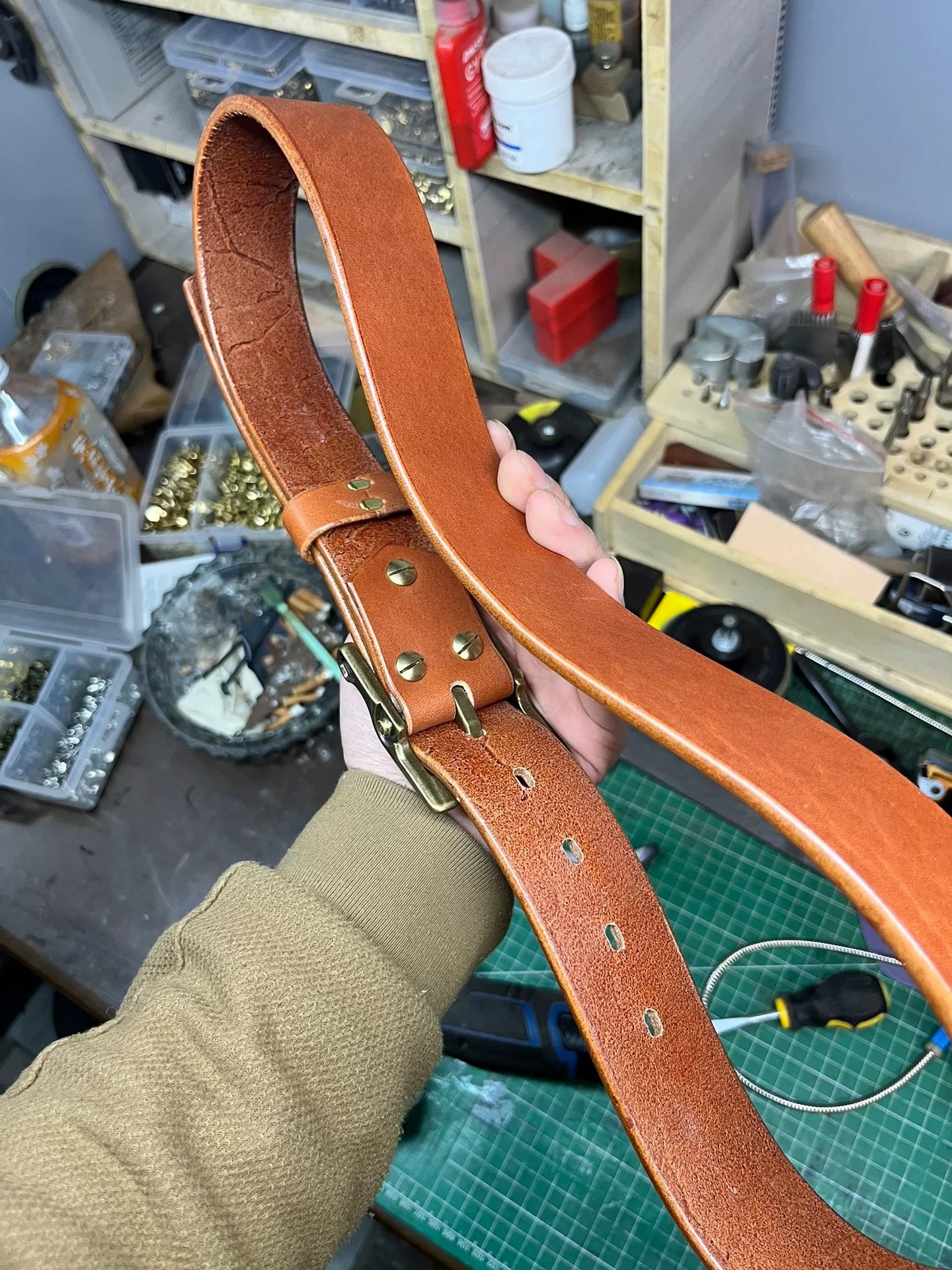 Meian handmade belt