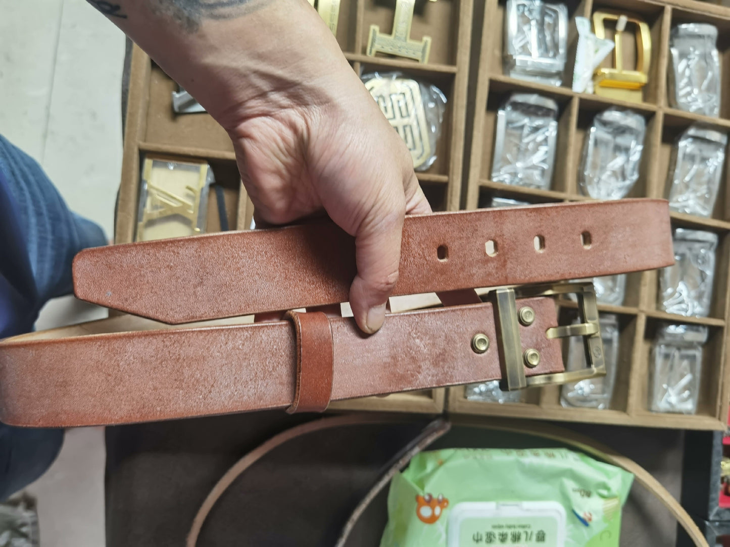 5.5mm thick brown – caramel color JF – jf imported British bridle l…