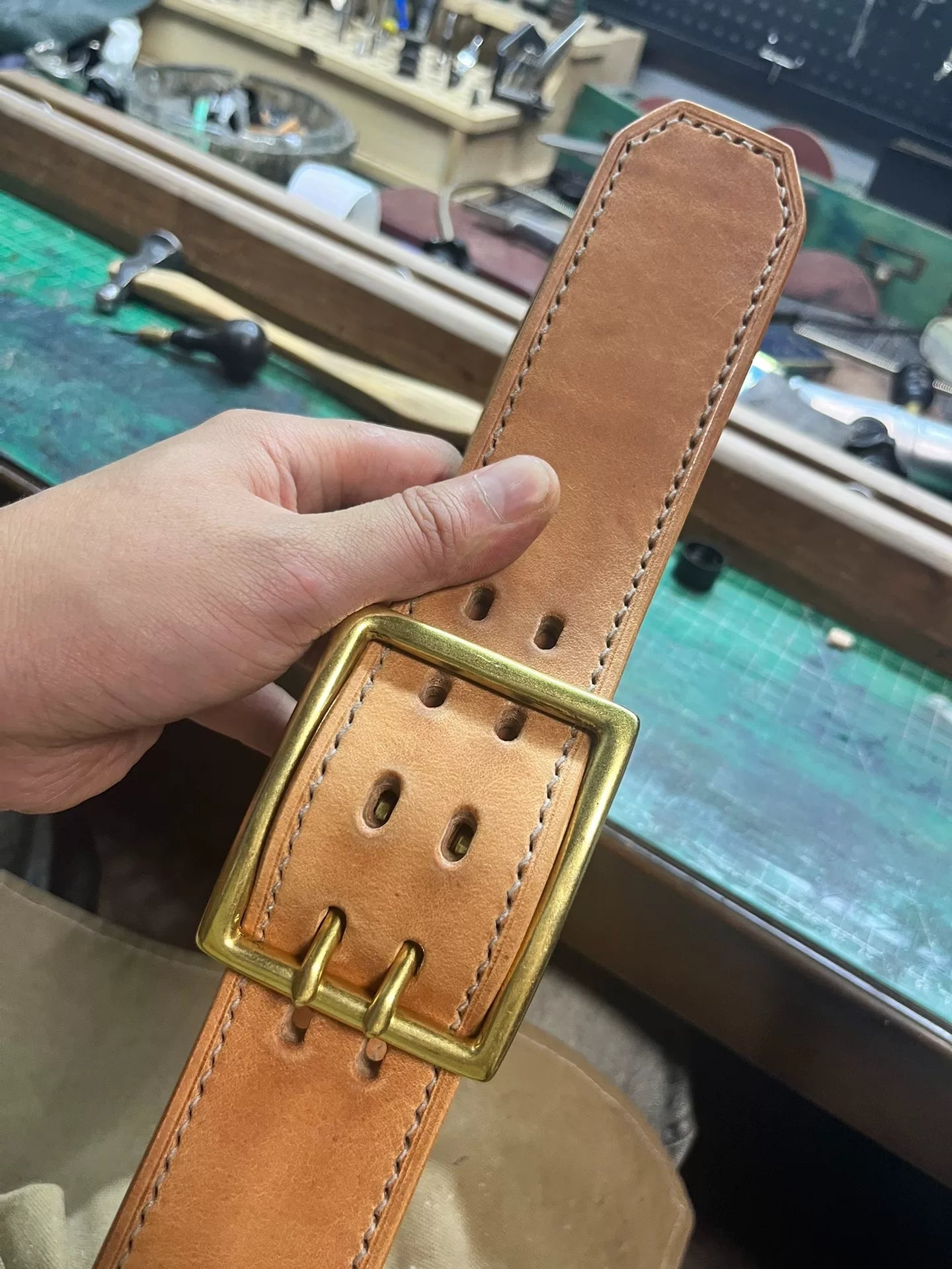 5cm wide and 9mm thick Yisaddle double-layer fitness belt