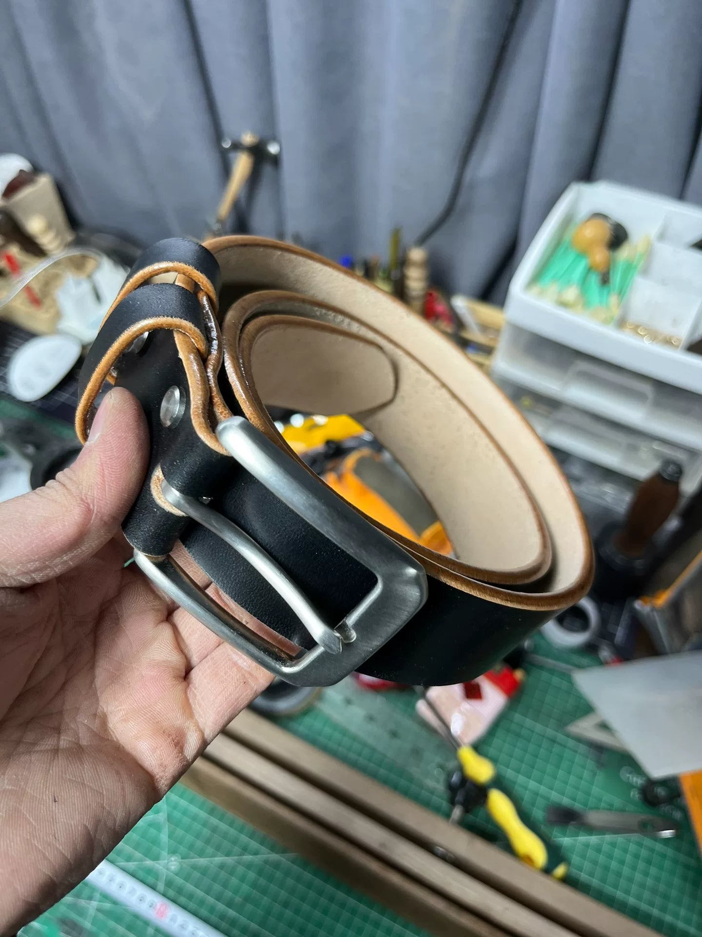 Fengchen 6th generation Meian handmade belt is imported from Meian,…