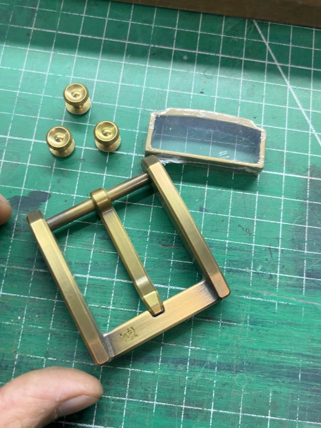 Genuine Zephyr wire cutting No. 3 buckle + Genuine Gadfly belt meso…