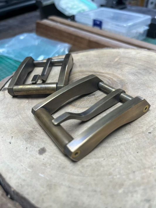 Lowest-Price Brass Line-Cut Buckle — Here It Is!