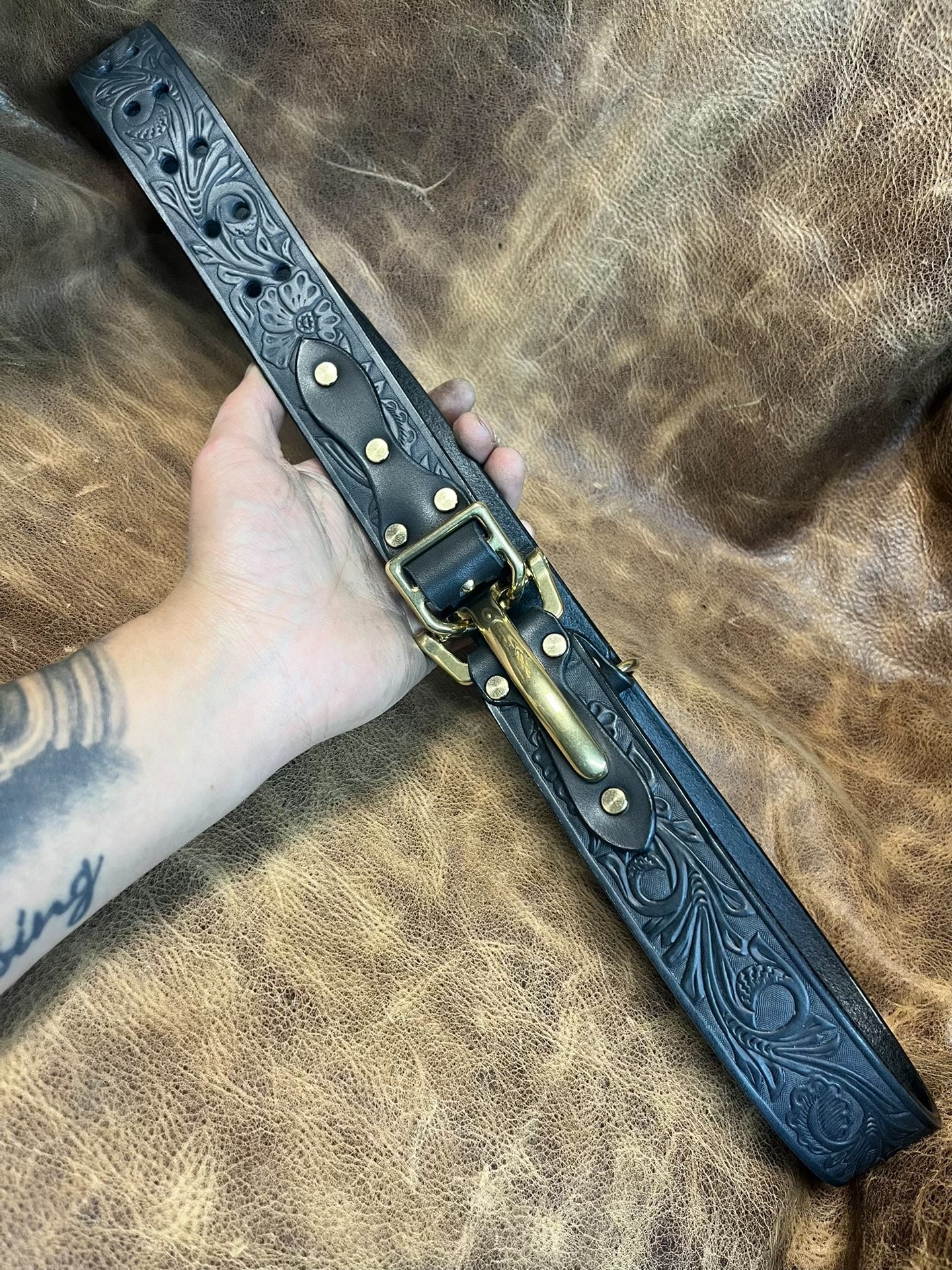 American retro Littleton cavalry belt