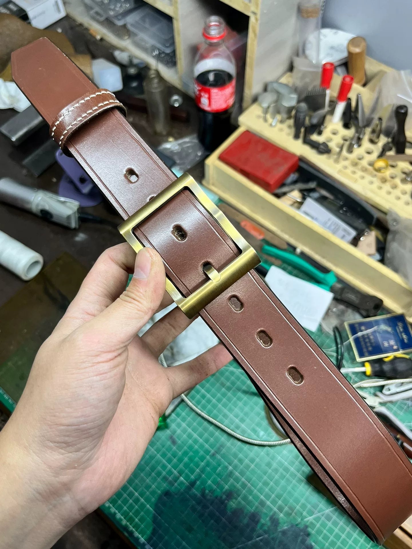 4.2mm thick brown TWS Thomas Bridle. Horse Rein genuine first-layer…
