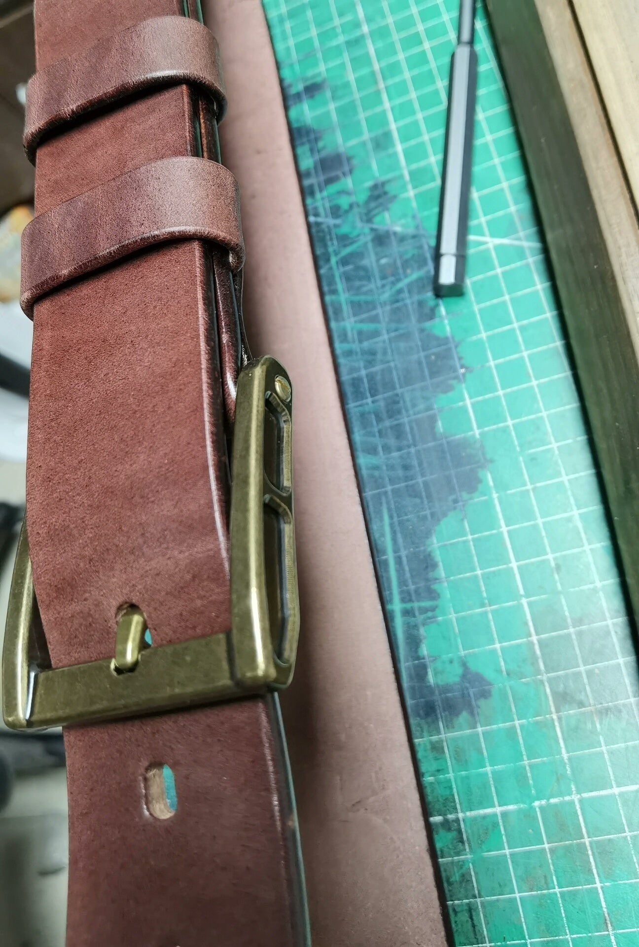5.5mm thick Meian handmade belt