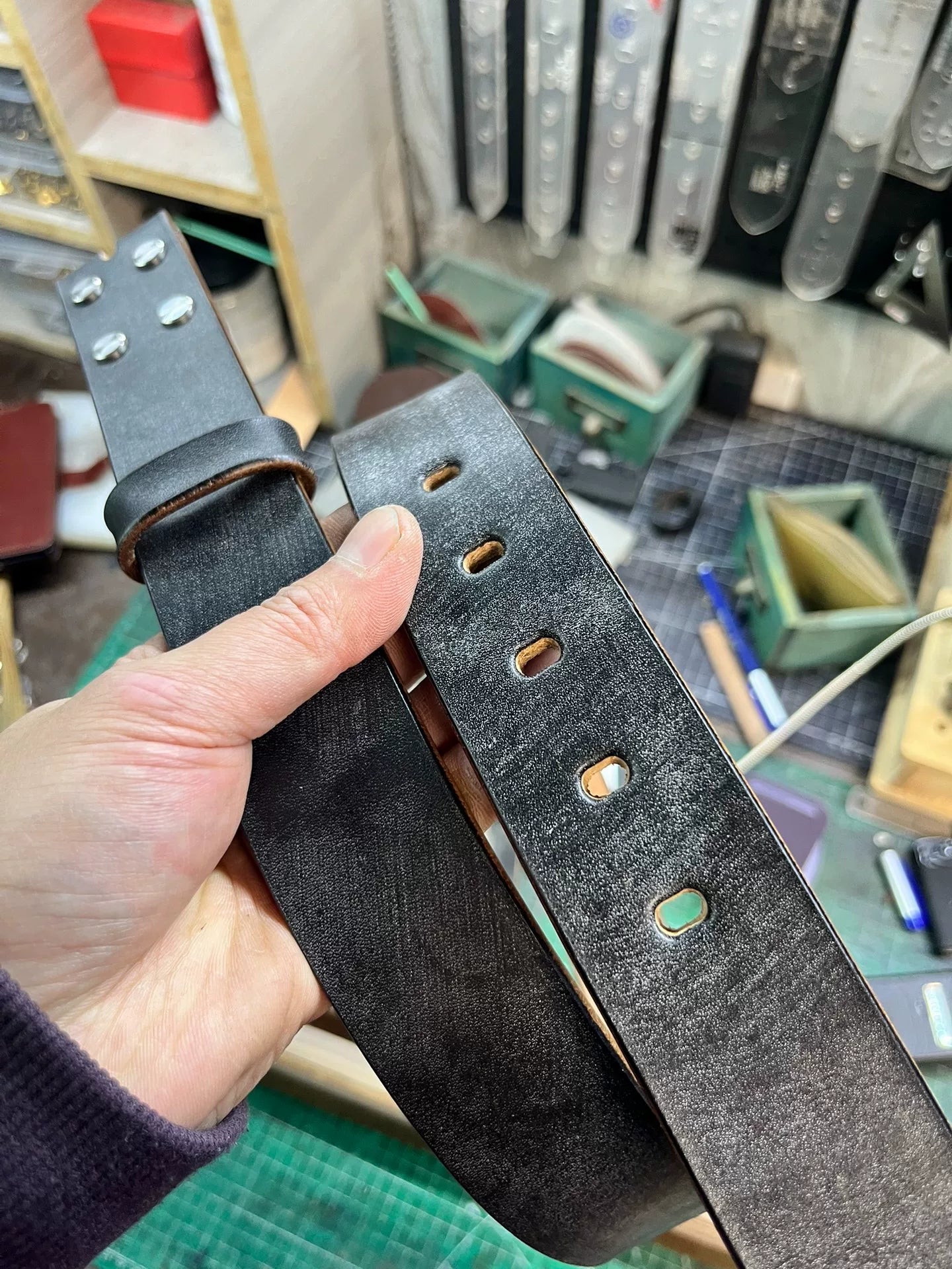 British JF Horse Rein handmade belt is customized