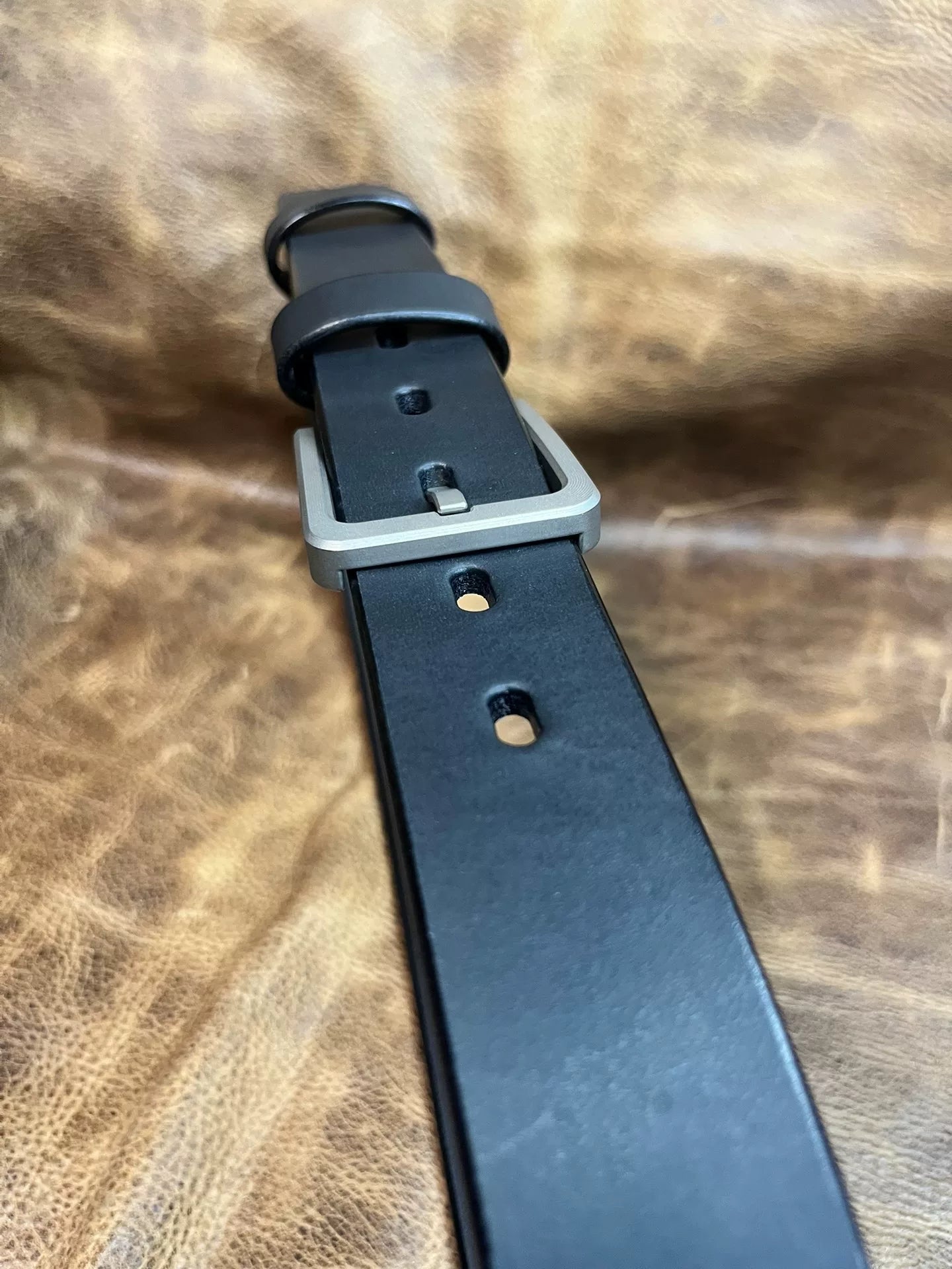 West Wind Tunnel TC21 titanium alloy belt buckle with Italian Tusca…