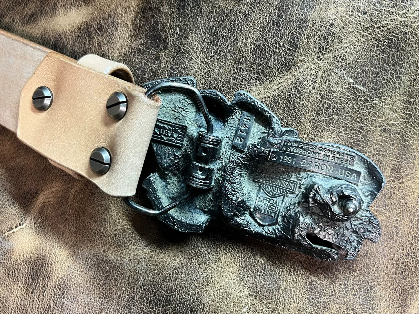 Japanese Shonan with genuine Harley belt buckle
