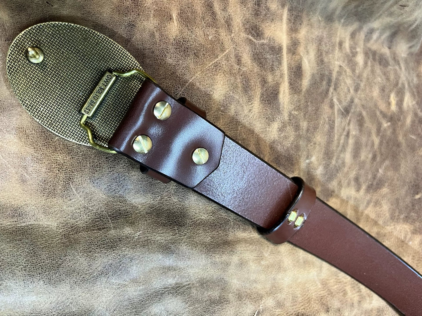 4.2mm thick brown brown TWS Thomas horse bridle