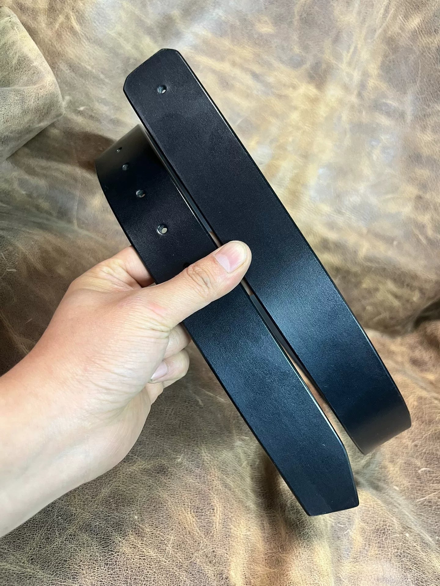 TWS Thomas Bridle Full-Grain Leather Handmade Belt
