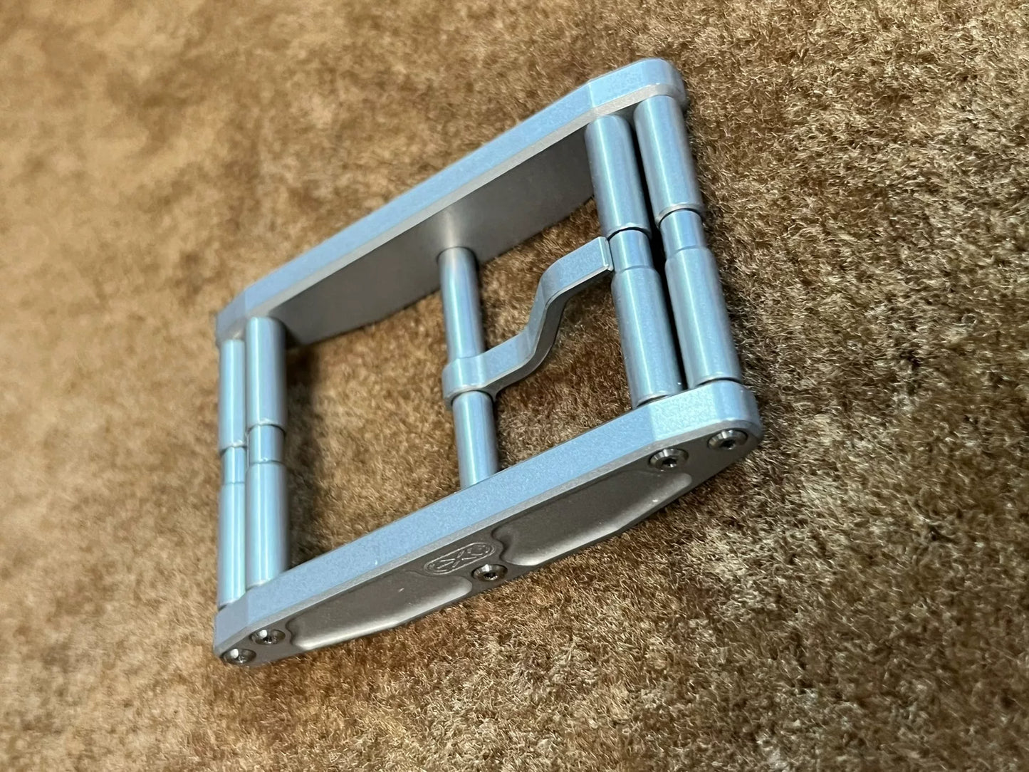 Xifeng Sui handmade belt buckle titanium alloy belt buckle double r…