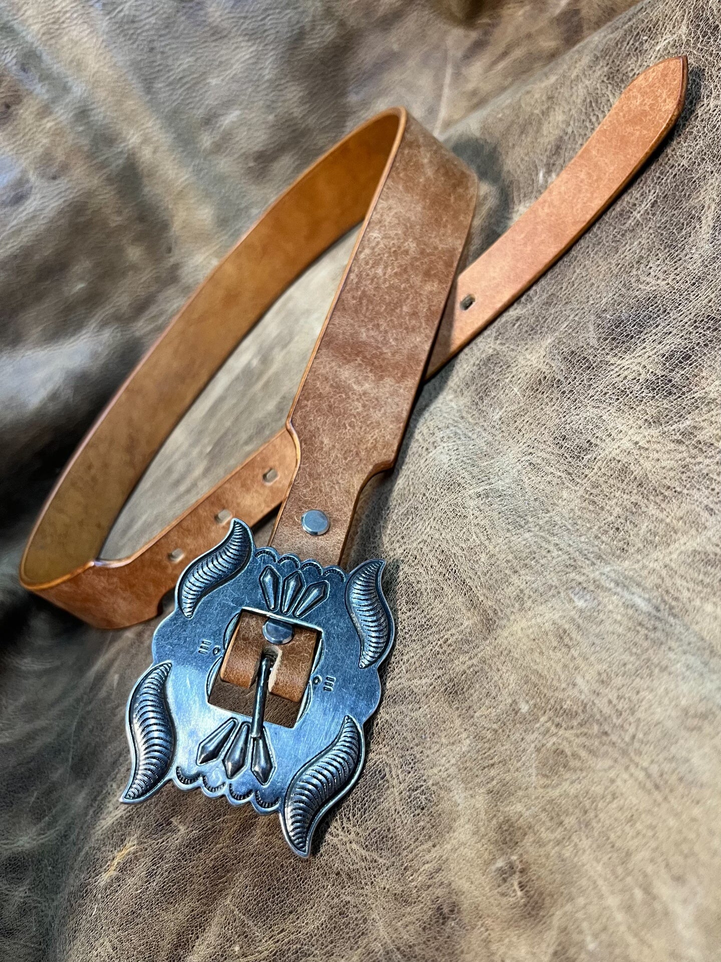 Reproduction of an antique belt collected by RRL store