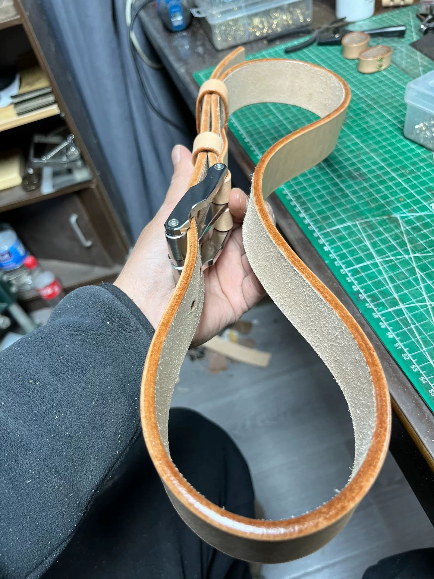 5mm Extra-Thick Imported American Saddle Leather Handmade Belt