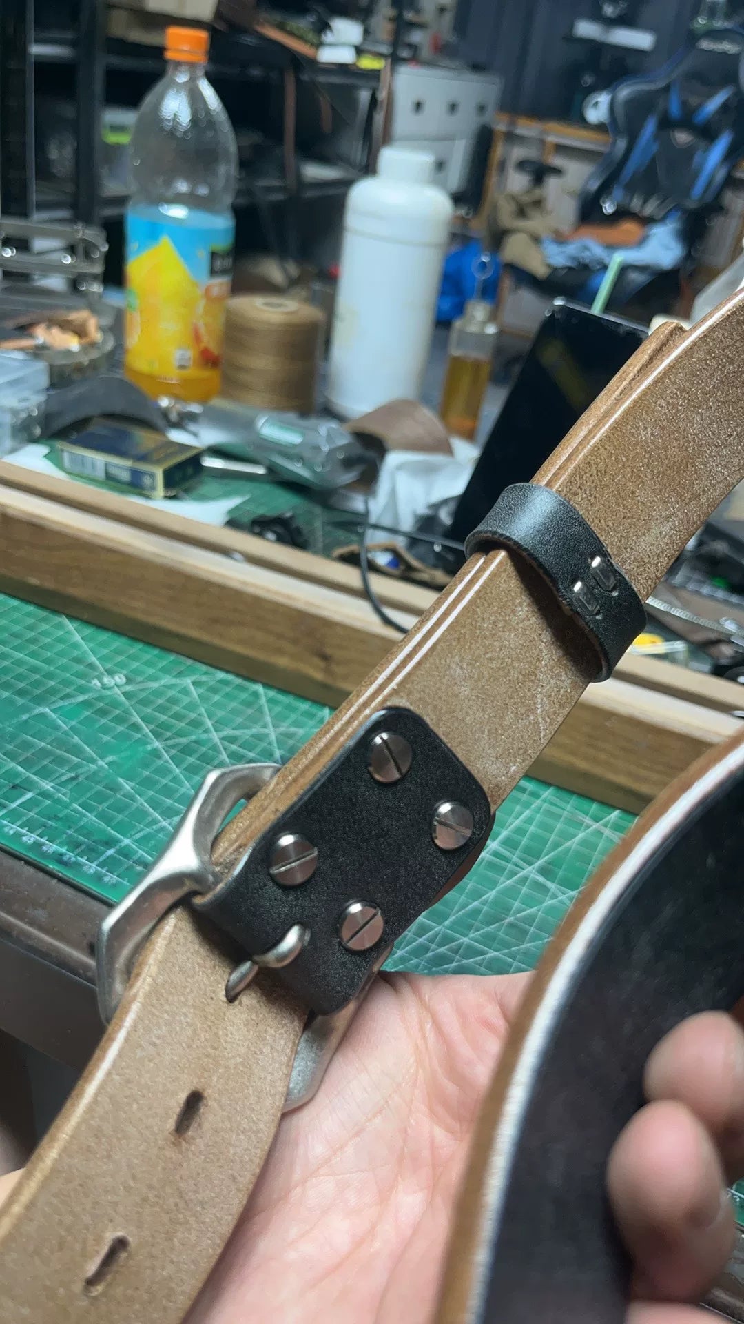 5.5mm thick black JF bridle. Full grain jf horse rein leather first…