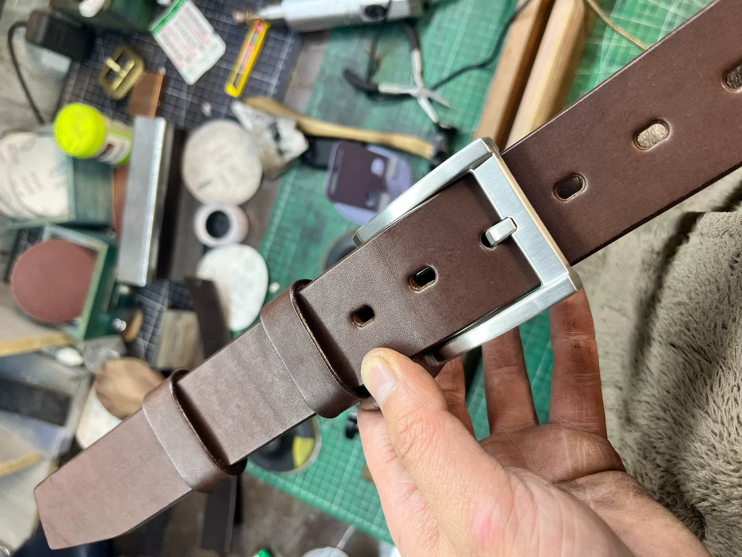 6 mm thick Meian handmade belt
