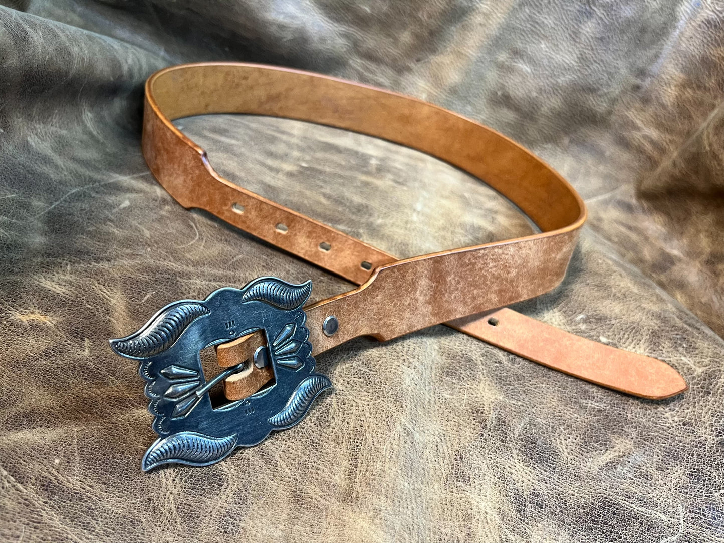 Reproduction of an antique belt collected by RRL store