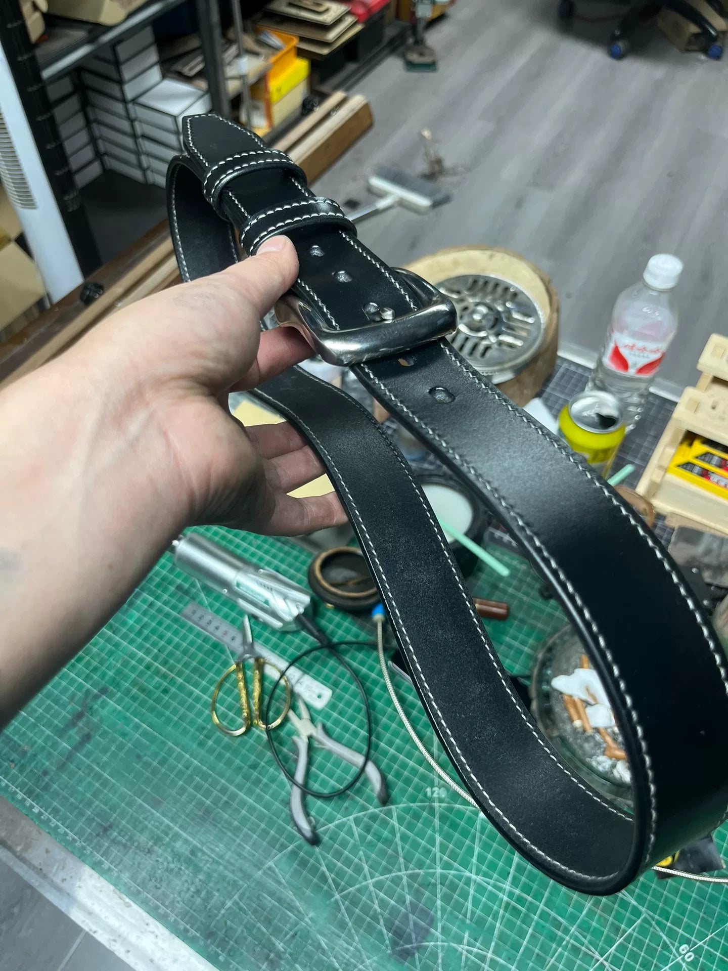 TWS Thomas Bridle Leather Handmade Belt — Imported from UK