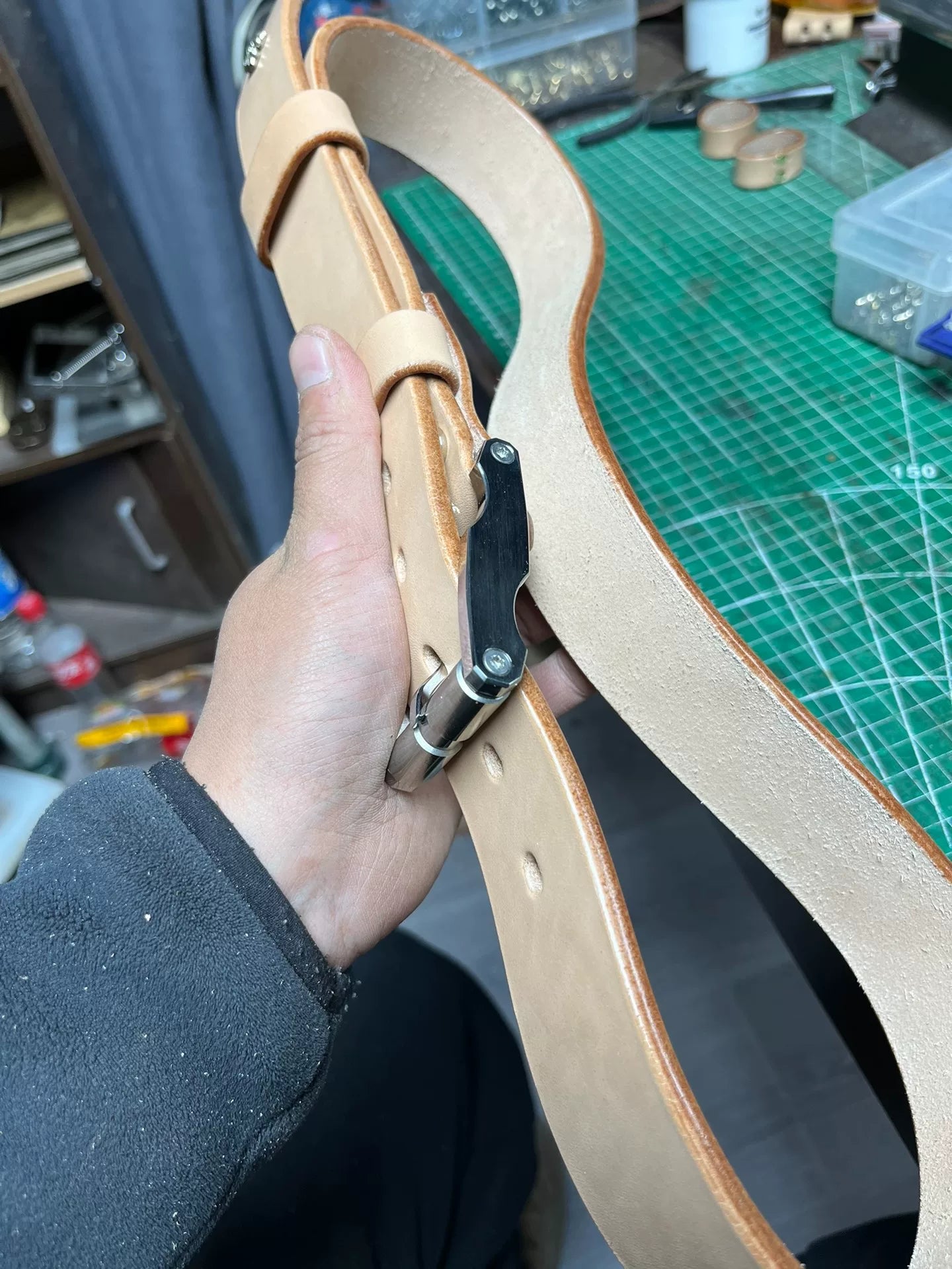 5mm Extra-Thick Imported American Saddle Leather Handmade Belt