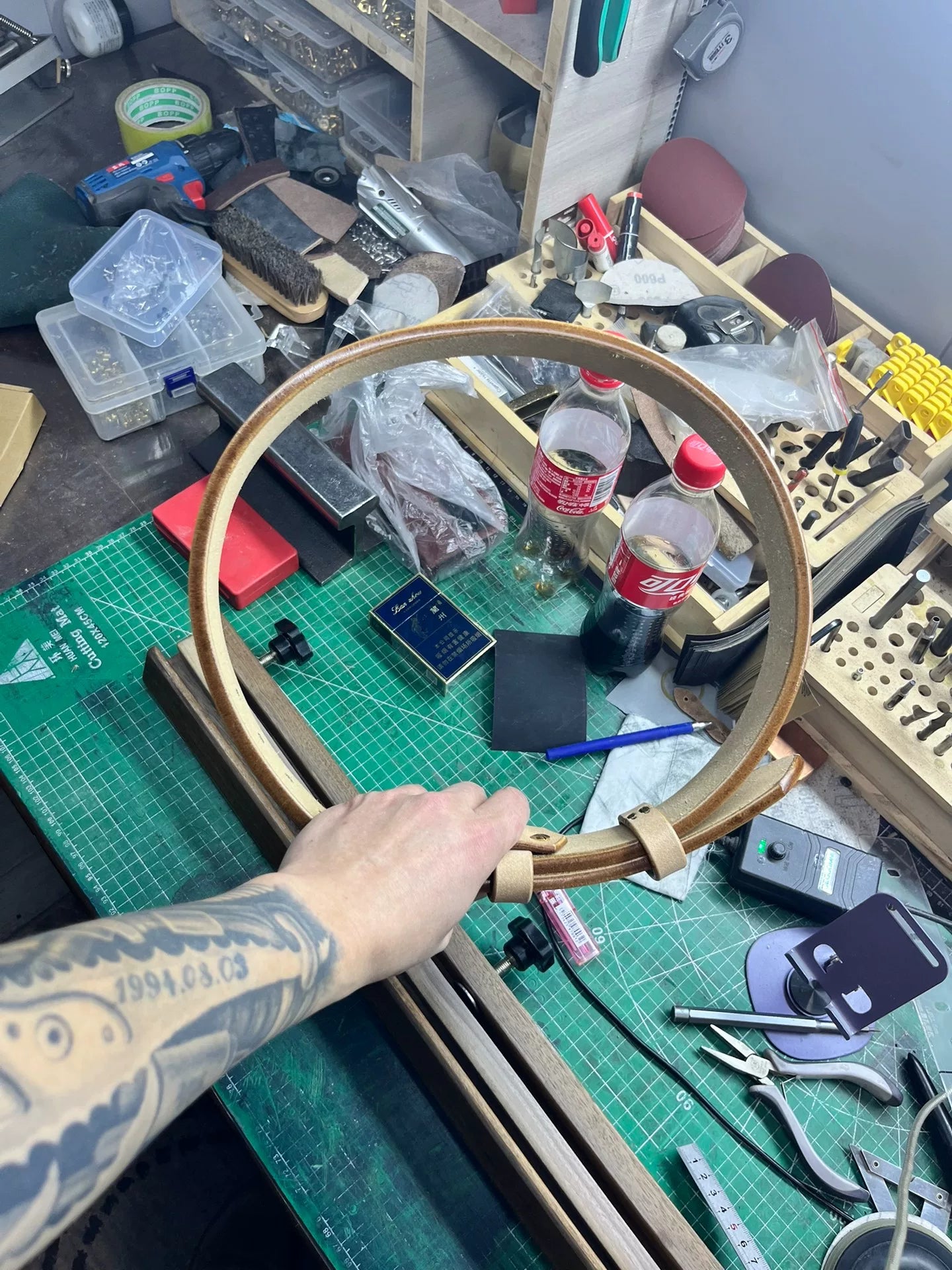 8mm single layer buffalo leather