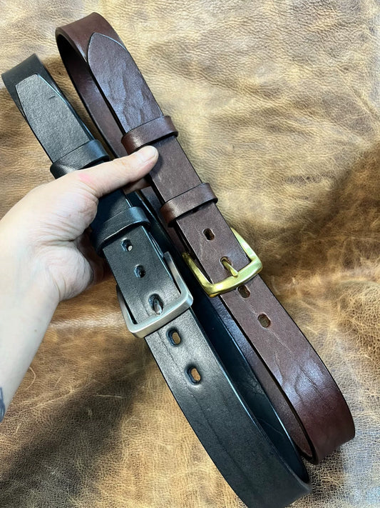 First-layer cowhide handmade belt