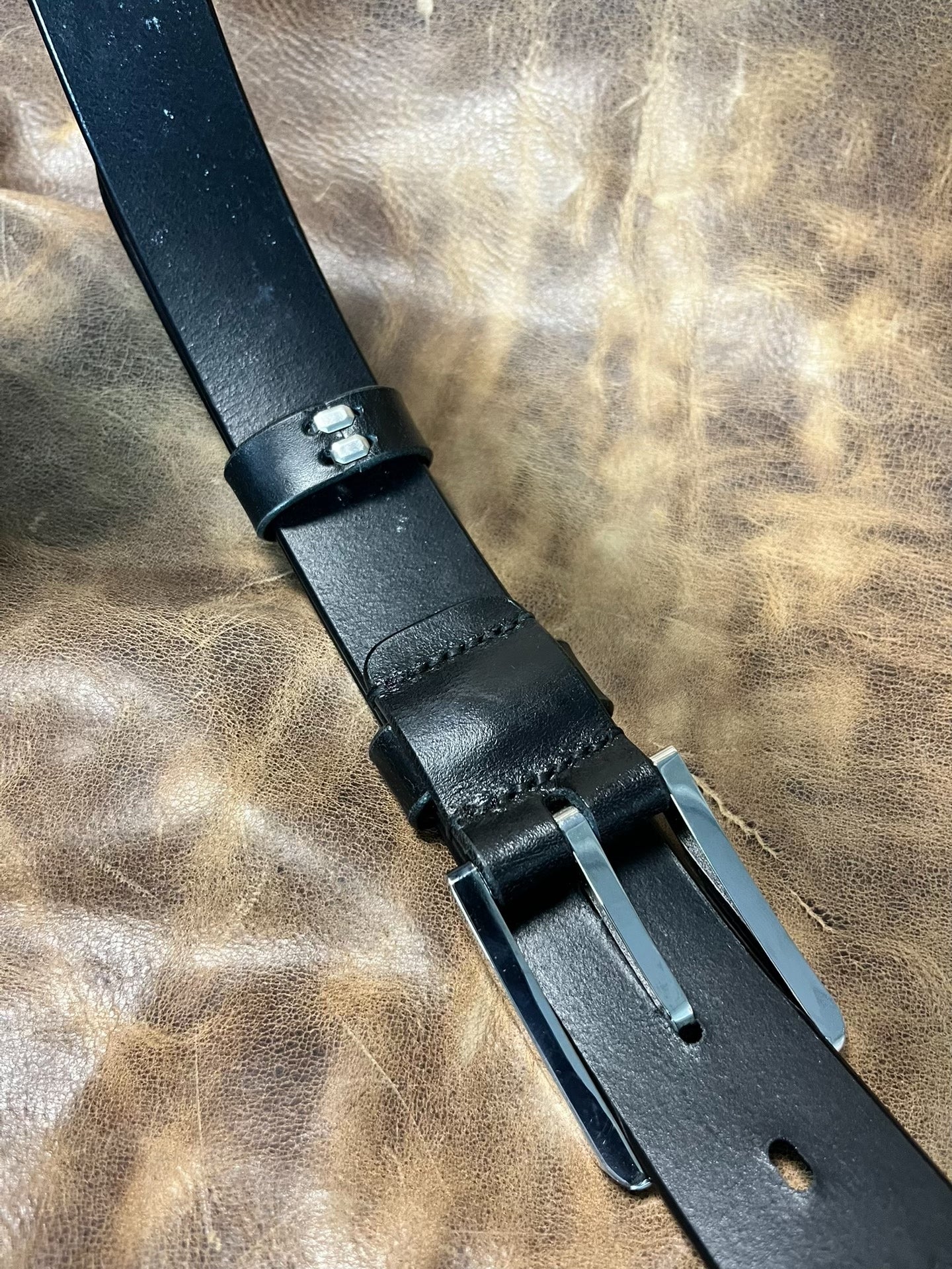 TWS Thomas Bridle Leather with Genuine Muchen Buckle — 316L Polished