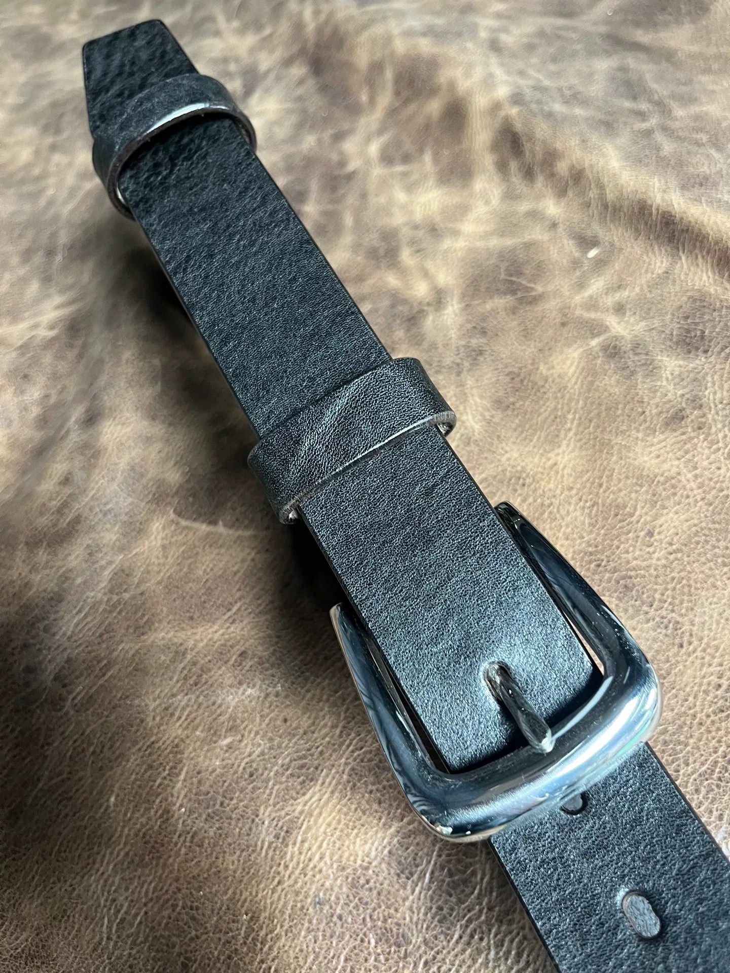 4.5–5–5.5 mm thick handmade belt