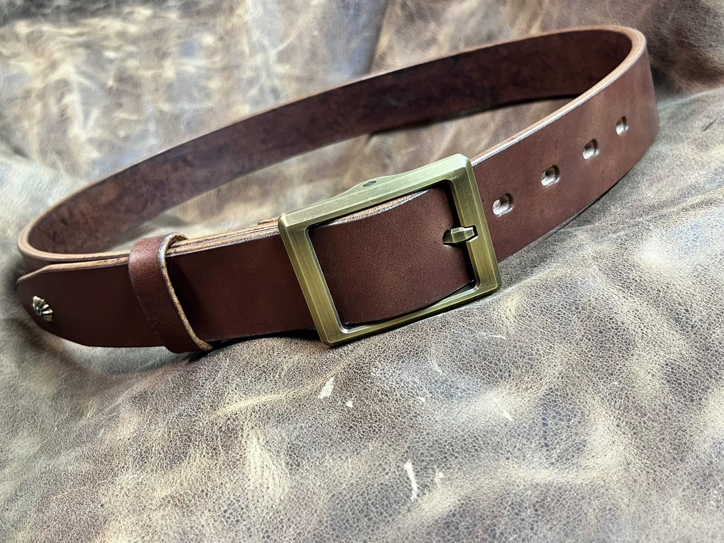 Zhaonan fat brown color with genuine West Wind buckle