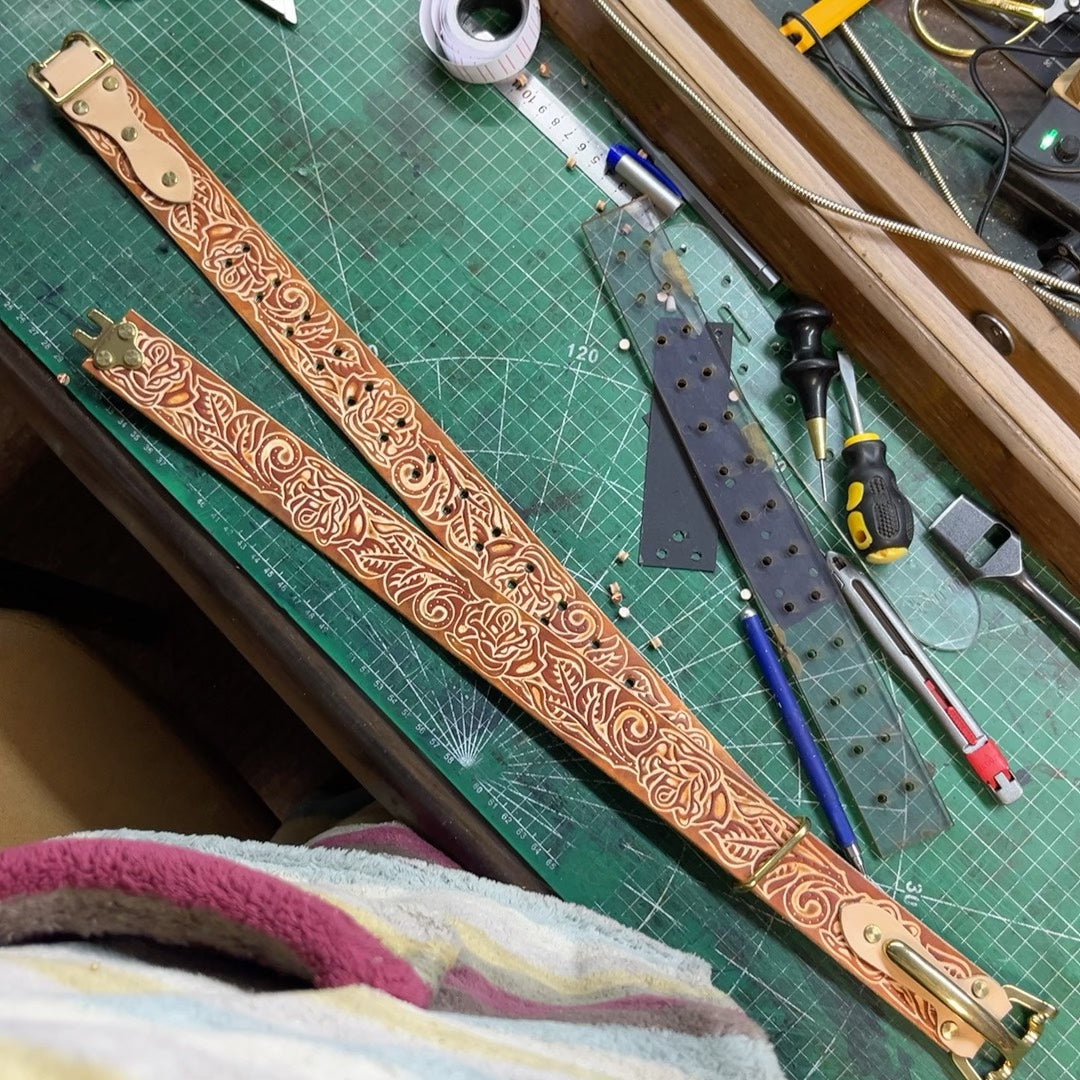 Spot American retro Littleton cavalry belt