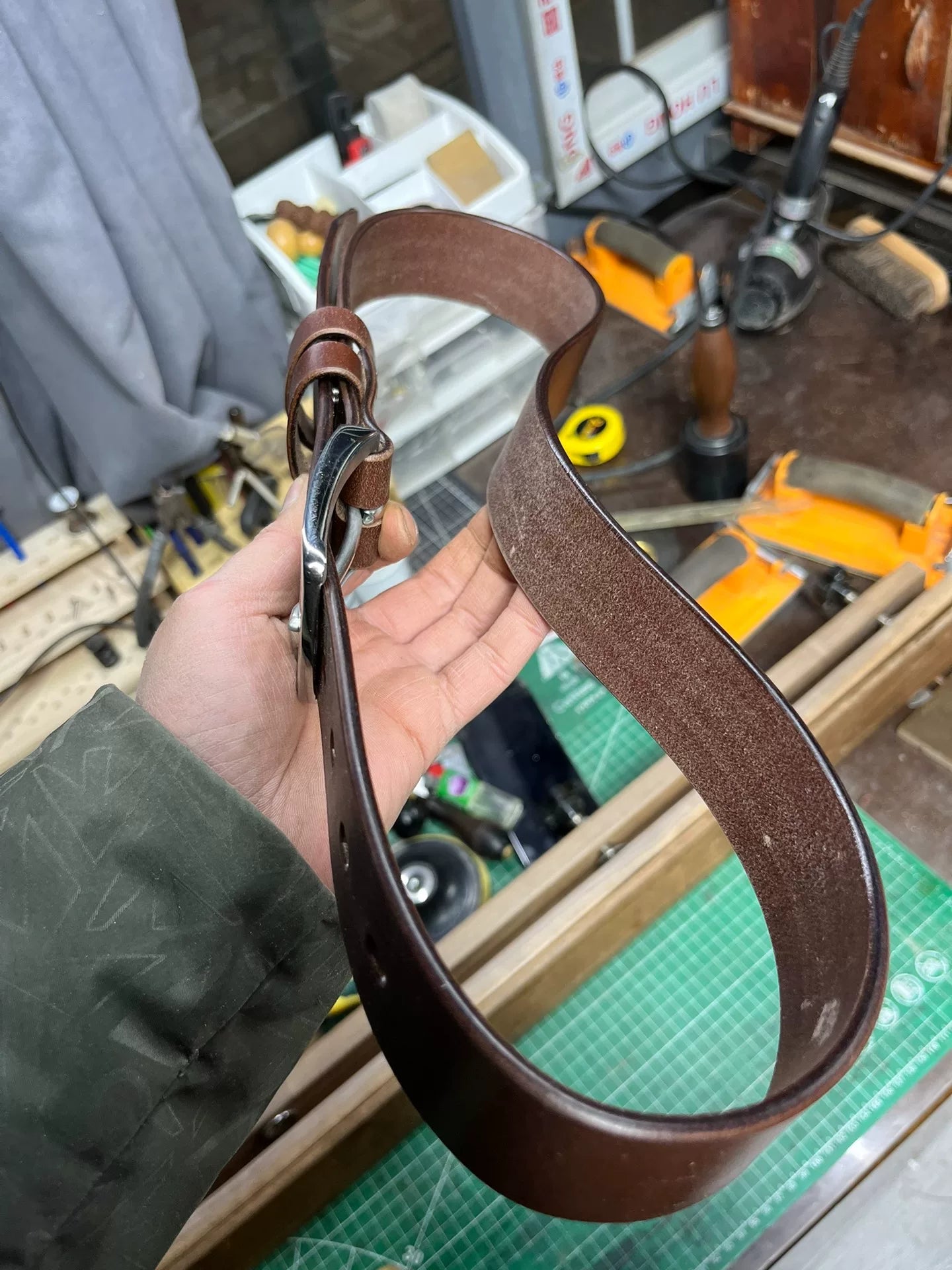 Brown TWS Thomas Bridle. Horse rein leather first-layer cowhide pur…