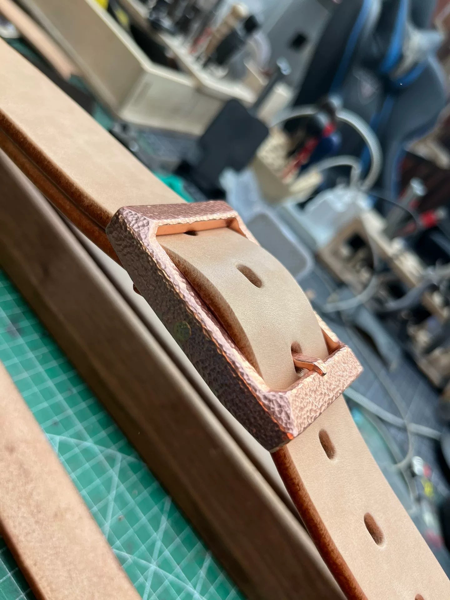 Meian leather handmade belt