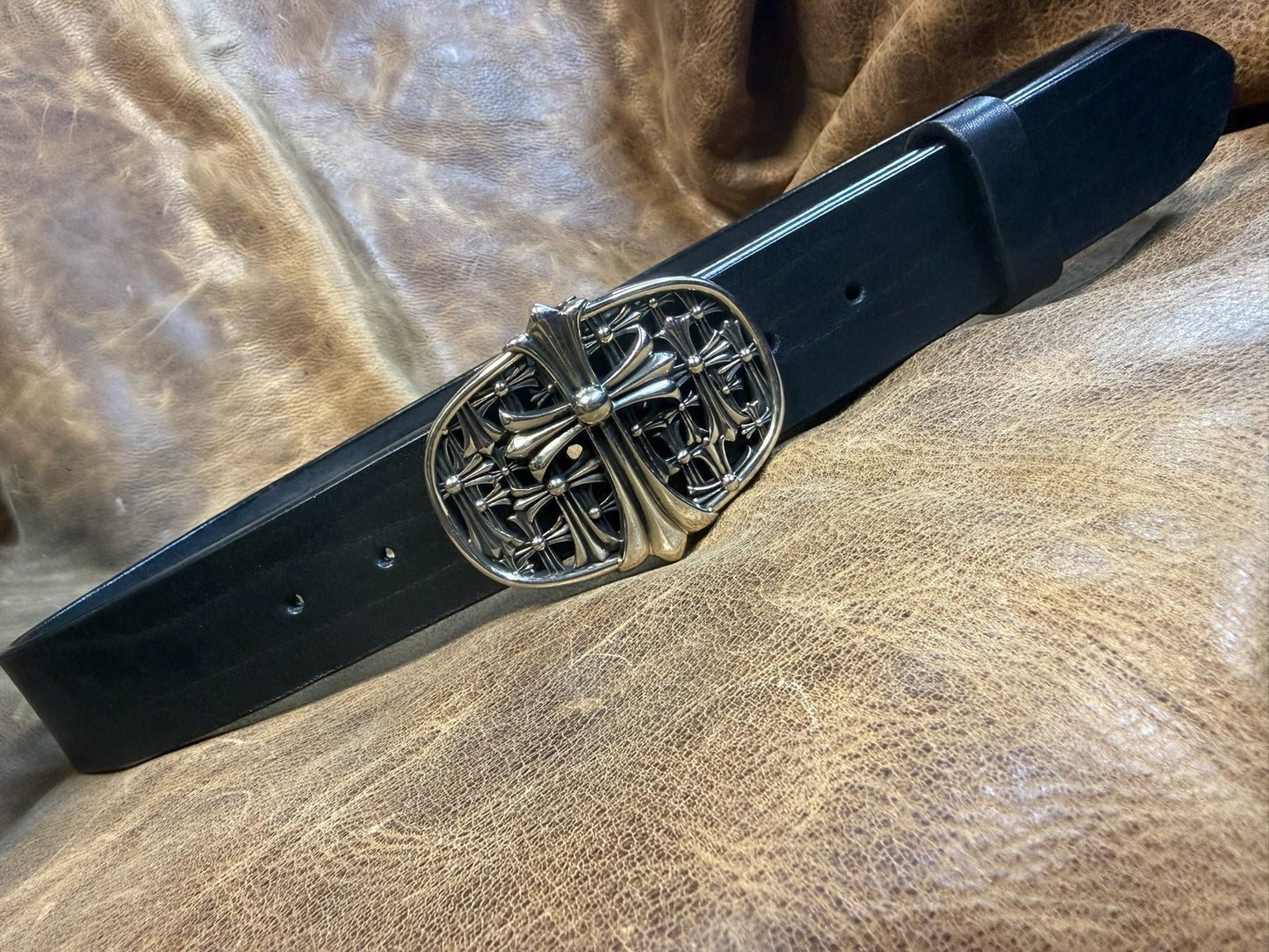 Chrome-Heart Tomb Buckle — Real Item, Clear Engraving