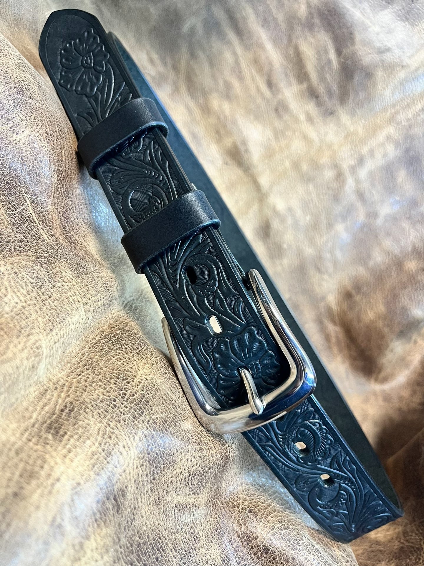 Meian vegetable tanned genuine first layer cowhide carved handmade…