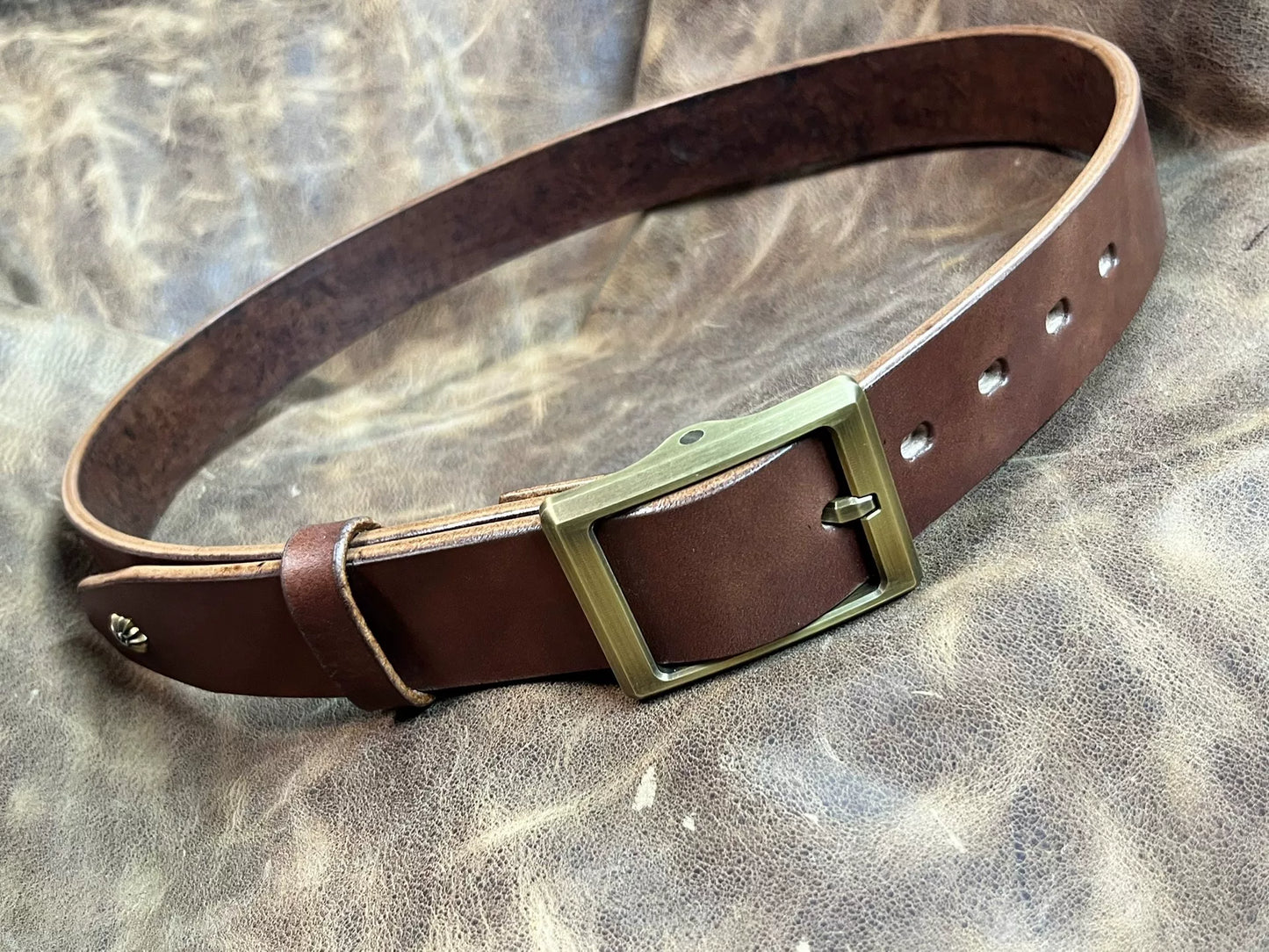 Zhaonan fat brown color with genuine West Wind buckle