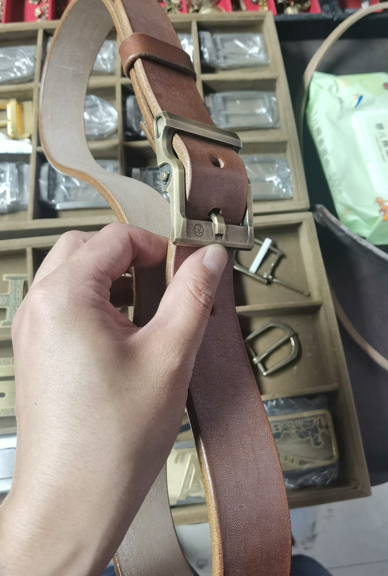 5.5mm thick brown – caramel color JF – jf imported British bridle l…