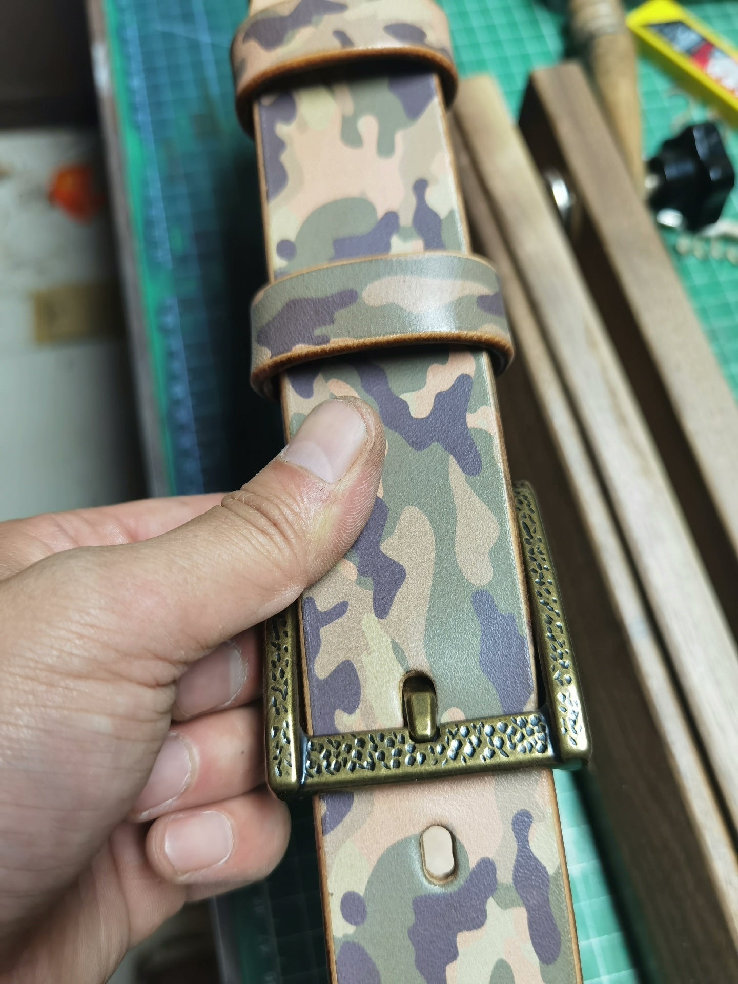 West Wind No. 3 deer antler pattern replica belt thickened beautifu…