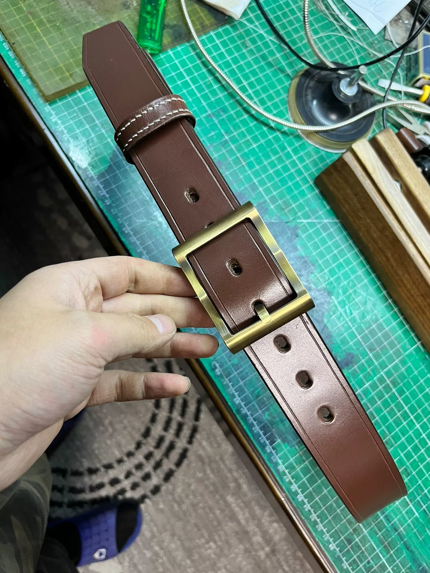 4.2mm thick brown TWS Thomas Bridle. Horse Rein genuine first-layer…