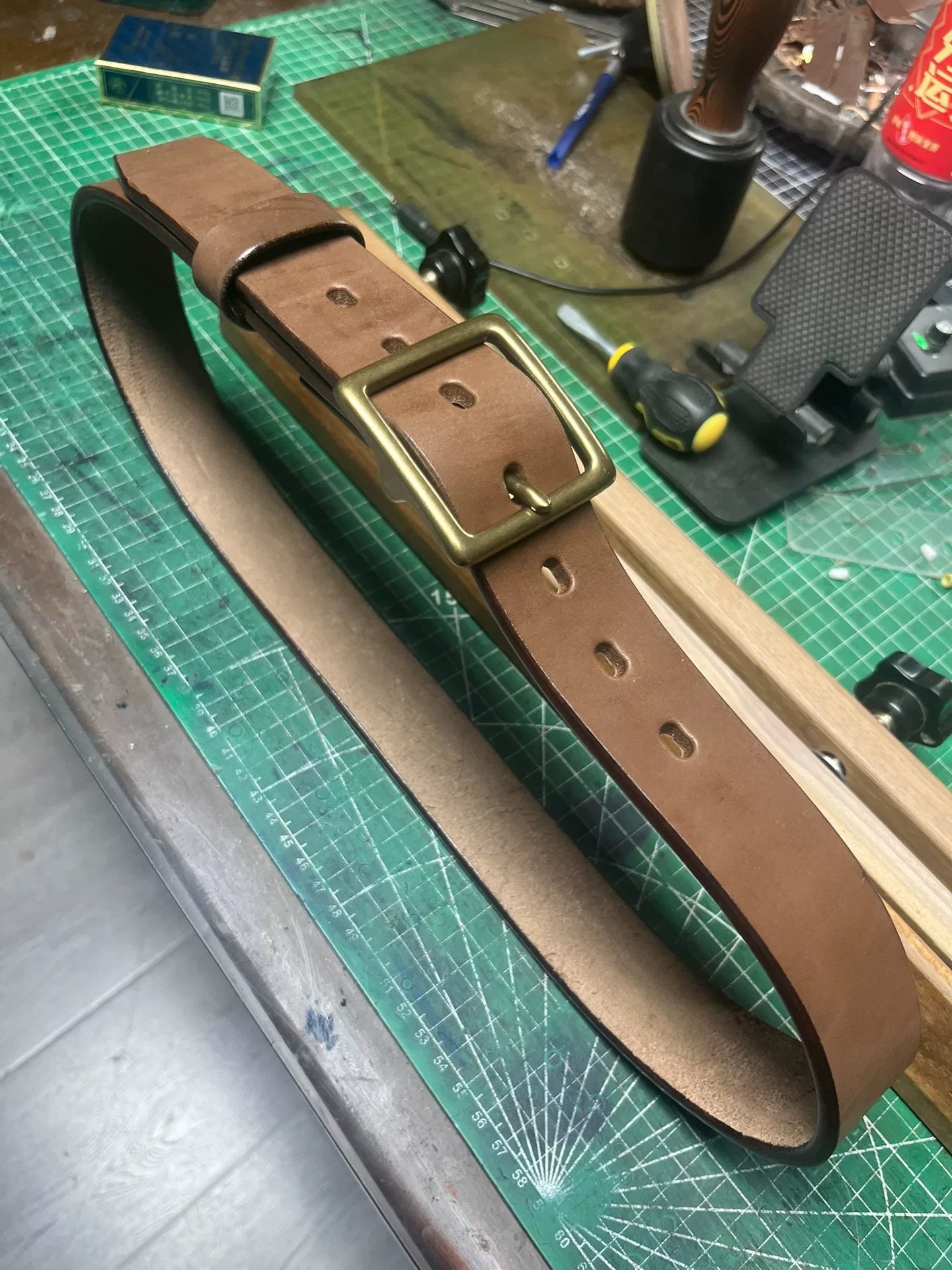 6 mm thick Meian handmade belt