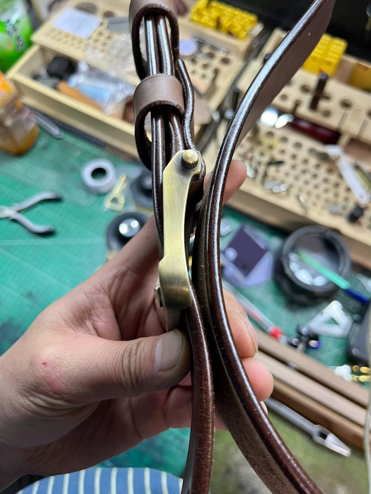 6 mm thick Meian handmade belt