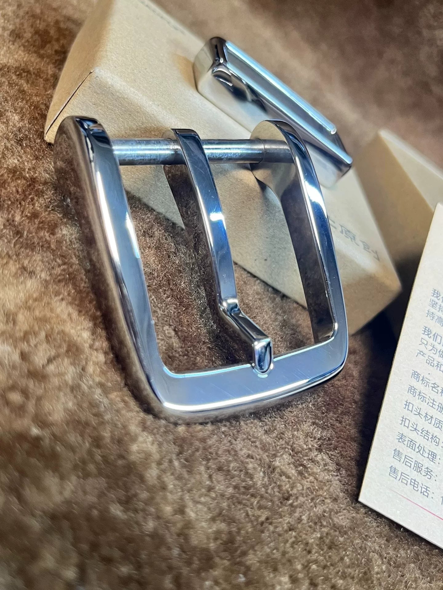 Authentic 'Cowfly' Gen 16 — CNC Line-Cut 316L Stainless Belt Buckle