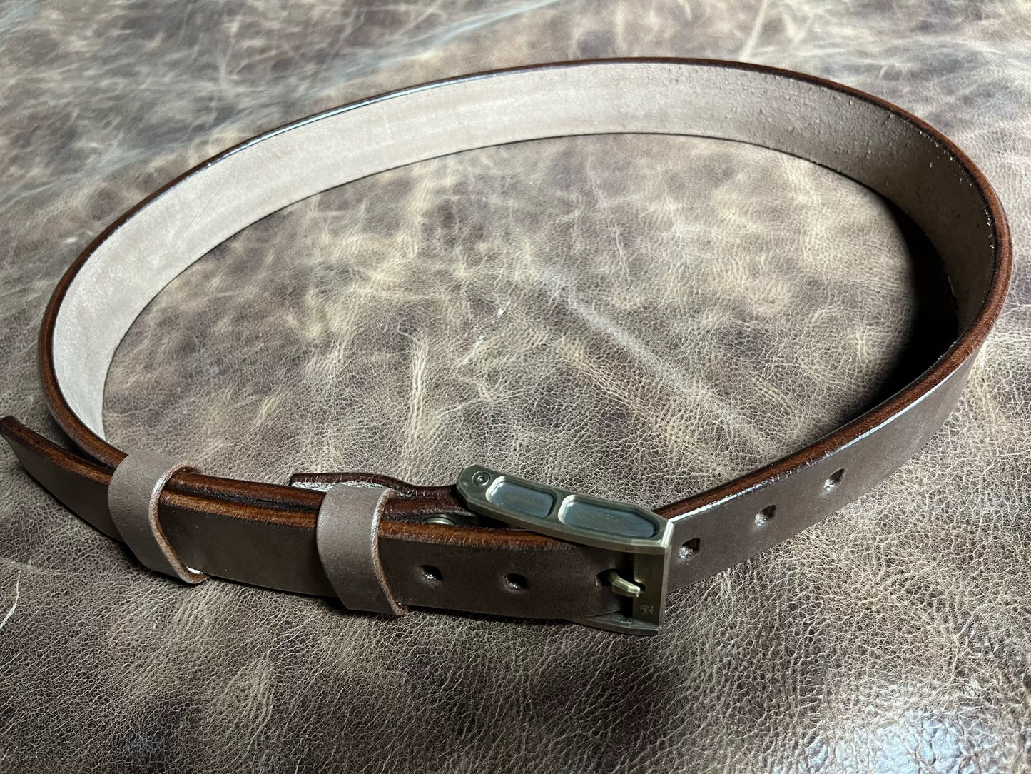 Authentic saddle handmade belt imported from the United States