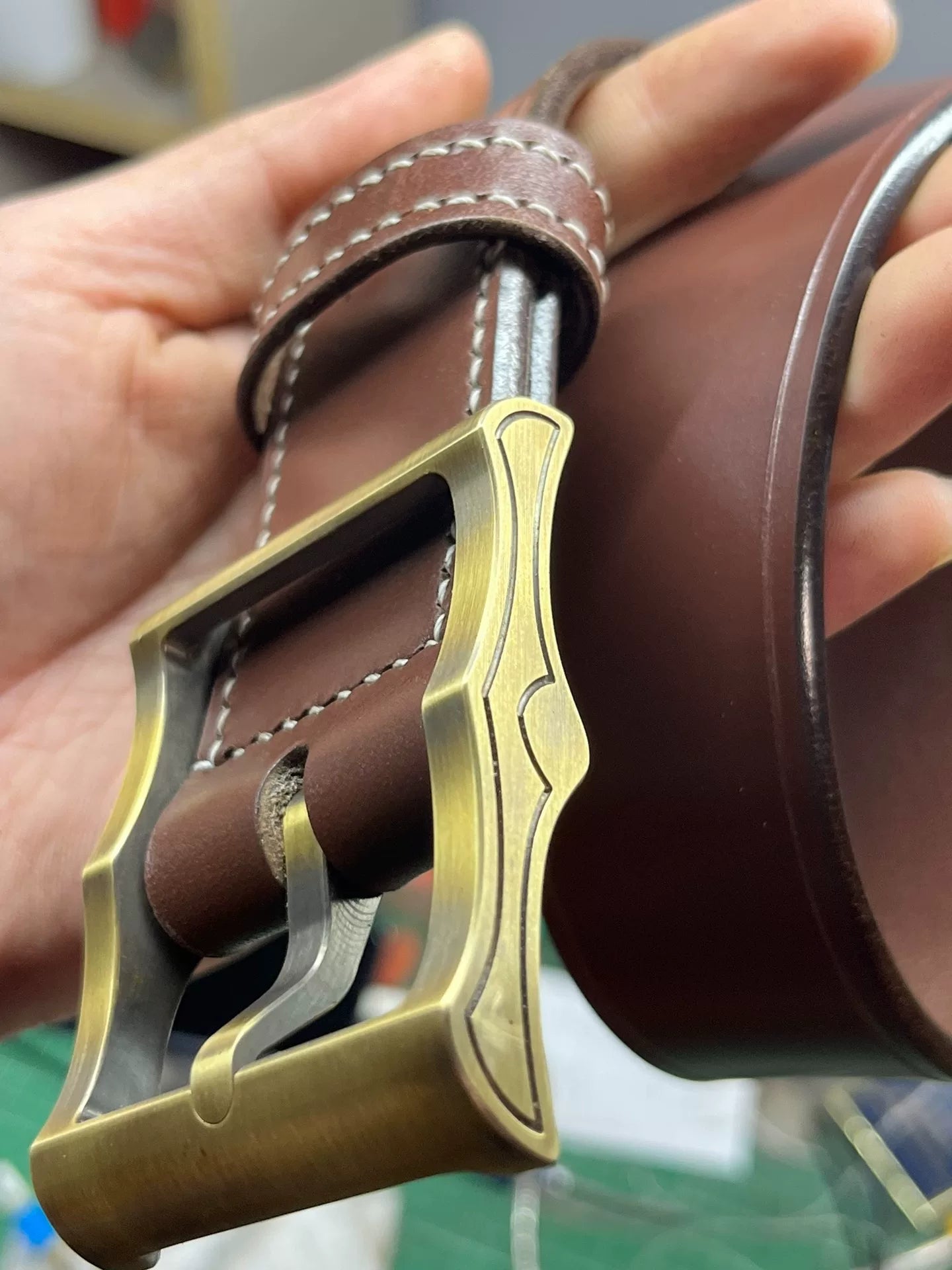 4.2mm thick brown TWS Thomas Bridle. Horse Rein genuine first-layer…