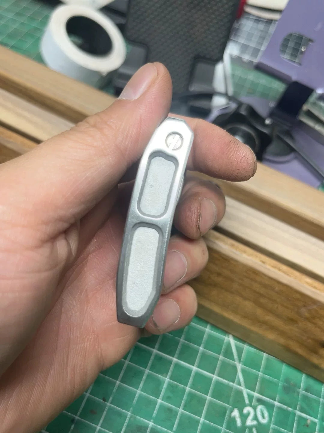 Replica stainless steel West Wind No. 3 belt buckle